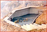 EMBALSE PARA LA RECOGIDA DE AGUAS PLUVIALES EN LUNADA